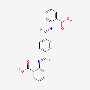 molecular formula C22H16N2O4 B11104659 N,N'-Terephthalylidenedianthranilic acid CAS No. 74689-26-2