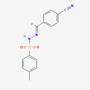molecular formula C15H13N3O2S B11104919 N'-(4-Cyanobenzylidene)-4-methylbenzenesulfonohydrazide 
