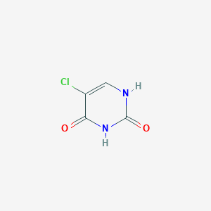 molecular formula C4H3ClN2O2 B011105 5-氯尿嘧啶 CAS No. 107577-08-2