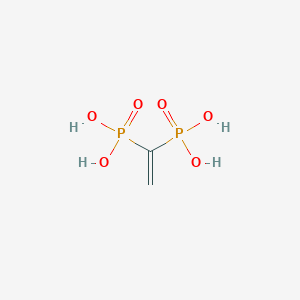 molecular formula C2H6O6P2 B11105156 1-Phosphonovinylphosphonic acid 