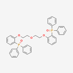 molecular formula C40H36O5P2 B11105353 1-Diphenylphosphoryl-2-[2-[2-(2-diphenylphosphorylphenoxy)ethoxy]ethoxy]benzene CAS No. 70975-13-2