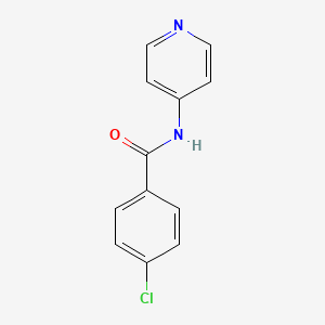 molecular formula C12H9ClN2O B11105956 4-chloro-N-pyridin-4-ylbenzamide CAS No. 14547-76-3