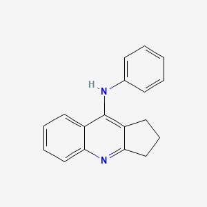 molecular formula C18H16N2 B11106254 N-phenyl-2,3-dihydro-1H-cyclopenta[b]quinolin-9-amine 