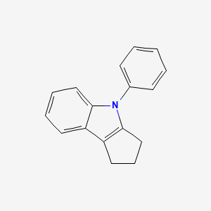 molecular formula C17H15N B11106271 4-Phenyl-1,2,3,4-tetrahydrocyclopenta[b]indole 