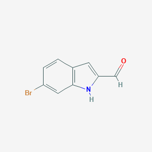 molecular formula C9H6BrNO B111064 6-bromo-1H-indole-2-carbaldehyde CAS No. 105191-12-6