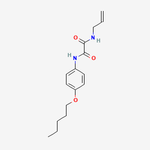 molecular formula C16H22N2O3 B11106930 N-[4-(pentyloxy)phenyl]-N'-(prop-2-en-1-yl)ethanediamide 