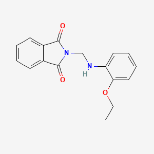 molecular formula C17H16N2O3 B11107454 2-{[(2-ethoxyphenyl)amino]methyl}-1H-isoindole-1,3(2H)-dione 