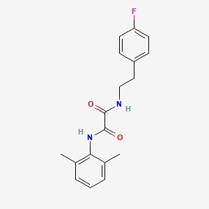 molecular formula C18H19FN2O2 B11107487 N-(2,6-dimethylphenyl)-N'-[2-(4-fluorophenyl)ethyl]ethanediamide 