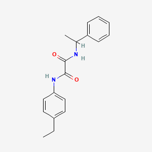 molecular formula C18H20N2O2 B11107751 N-(4-Ethylphenyl)-N-(1-phenylethyl)ethanediamide 