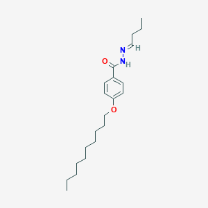 molecular formula C21H34N2O2 B11107947 N'-[(1E)-butylidene]-4-(decyloxy)benzohydrazide 