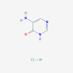 molecular formula C4H6ClN3O B111080 5-Aminopyrimidin-4-ol hydrochloride CAS No. 106913-64-8