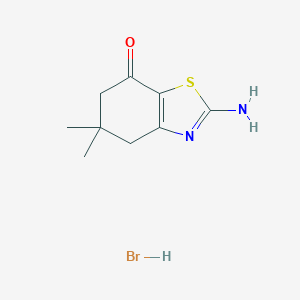 2-Amino-5,5-dimethyl-5,6-dihydrobenzo[d]thiazol-7(4H)-one hydrobromide