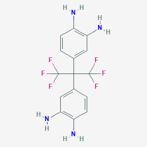molecular formula C15H12F6N2 B111133 2,2-Bis(4-aminophenyl)hexafluoropropane CAS No. 1095-78-9