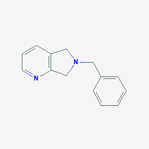 molecular formula C14H14N2 B111140 6-Benzyl-6,7-dihydro-5H-pyrrolo[3,4-B]pyridine CAS No. 109966-30-5