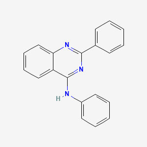 molecular formula C20H15N3 B11114304 N,2-diphenylquinazolin-4-amine CAS No. 40288-70-8