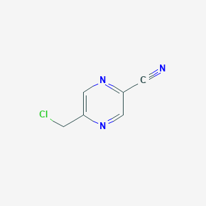 5-(Chloromethyl)pyrazine-2-carbonitrile