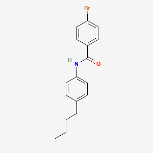 molecular formula C17H18BrNO B11115005 4-bromo-N-(4-butylphenyl)benzamide 