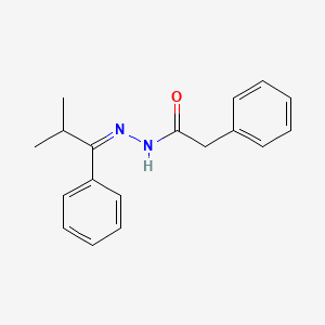 molecular formula C18H20N2O B11115079 N'-[(1Z)-2-methyl-1-phenylpropylidene]-2-phenylacetohydrazide 