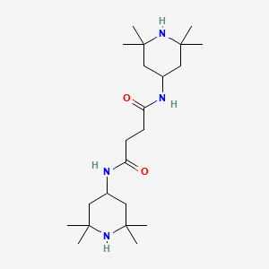 molecular formula C22H42N4O2 B11115107 N,N'-bis(2,2,6,6-tetramethylpiperidin-4-yl)butanediamide 