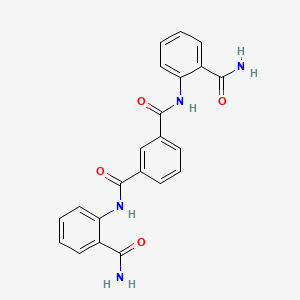 molecular formula C22H18N4O4 B11115636 N,N'-Bis[2-(Aminocarbonyl)Phenyl]Isophthalamide CAS No. 22228-51-9