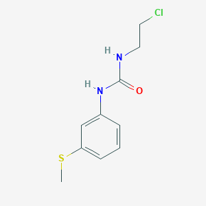 Urea, 3-(2-chloroethyl)-1-(m-(methylthio)phenyl)-