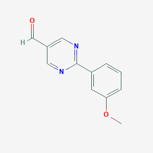 2-(3-Methoxyphenyl)pyrimidine-5-carbaldehyde