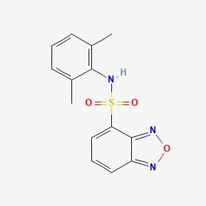 molecular formula C14H13N3O3S B11117818 N-(2,6-dimethylphenyl)-2,1,3-benzoxadiazole-4-sulfonamide 