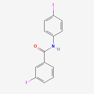 molecular formula C13H9I2NO B11119527 3-iodo-N-(4-iodophenyl)benzamide 