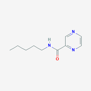 molecular formula C10H15N3O B11122638 N-pentylpyrazine-2-carboxamide 