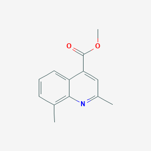 molecular formula C13H13NO2 B11123463 Methyl 2,8-dimethylquinoline-4-carboxylate CAS No. 590376-55-9