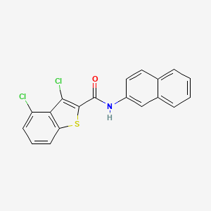 molecular formula C19H11Cl2NOS B11124967 3,4-dichloro-N-(naphthalen-2-yl)-1-benzothiophene-2-carboxamide 