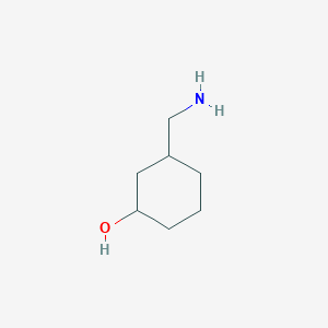 molecular formula C7H15NO B111250 3-(Aminomethyl)cyclohexanol CAS No. 116650-26-1