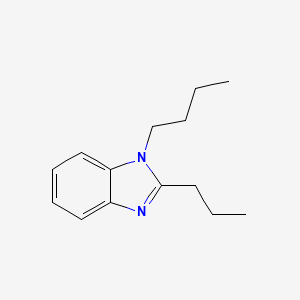 molecular formula C14H20N2 B11125290 1-butyl-2-propyl-1H-benzimidazole 