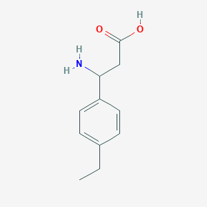 3-Amino-3-(4-ethylphenyl)propanoic acid