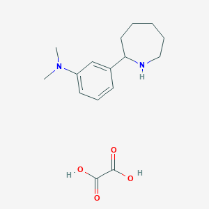 3-(2-azepanyl)-N,N-dimethylaniline oxalate