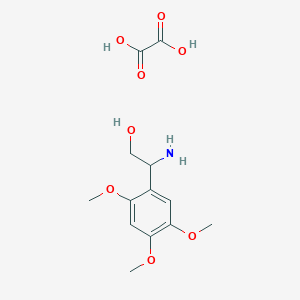 molecular formula C13H19NO8 B111290 2-Amino-2-(2,4,5-trimethoxyphenyl)ethanol oxalate CAS No. 1177339-41-1