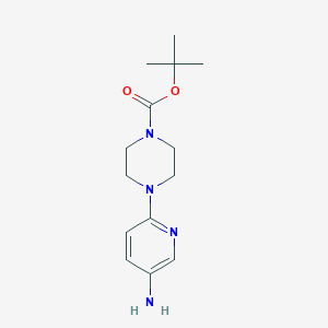 molecular formula C14H22N4O2 B111338 Tert-butyl 4-(5-aminopyridin-2-yl)piperazine-1-carboxylate CAS No. 119285-07-3