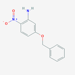 molecular formula C13H12N2O3 B111363 5-Benzyloxy-2-nitroaniline CAS No. 1202863-03-3