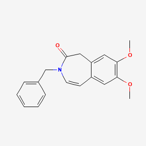 molecular formula C19H19NO3 B11136903 3-benzyl-7,8-dimethoxy-1,3-dihydro-2H-3-benzazepin-2-one 