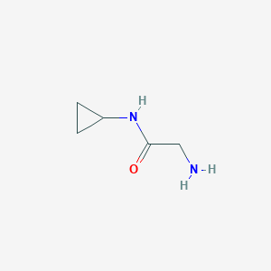 molecular formula C5H10N2O B111377 2-amino-N-cyclopropylacetamide CAS No. 120436-02-4