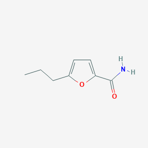 molecular formula C8H11NO2 B011138 5-Propylfuran-2-carboxamide CAS No. 101870-30-8