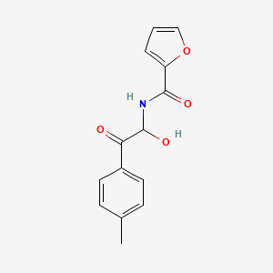 molecular formula C14H13NO4 B11145442 N-[1-hydroxy-2-(4-methylphenyl)-2-oxoethyl]furan-2-carboxamide CAS No. 324568-54-9