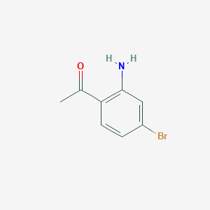 molecular formula C8H8BrNO B111471 1-(2-Amino-4-bromophenyl)ethanone CAS No. 123858-51-5