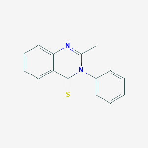 molecular formula C15H12N2S B111483 2-Methyl-3-phenylquinazoline-4-thione CAS No. 13193-50-5