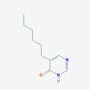 4-Pyrimidinol, 5-hexyl-