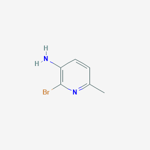 molecular formula C6H7BrN2 B111551 2-Bromo-6-methylpyridin-3-amine CAS No. 126325-53-9
