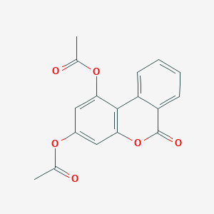 molecular formula C17H12O6 B11155895 1-(acetyloxy)-6-oxo-6H-benzo[c]chromen-3-yl acetate 