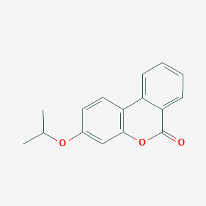 molecular formula C16H14O3 B11156303 3-(propan-2-yloxy)-6H-benzo[c]chromen-6-one 