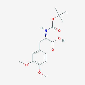 molecular formula C16H23NO6 B111565 Boc-3,4-dimethoxy-l-phenylalanine CAS No. 127095-97-0