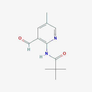 molecular formula C12H16N2O2 B111572 N-(3-Formyl-5-methylpyridin-2-yl)pivalamide CAS No. 127446-31-5